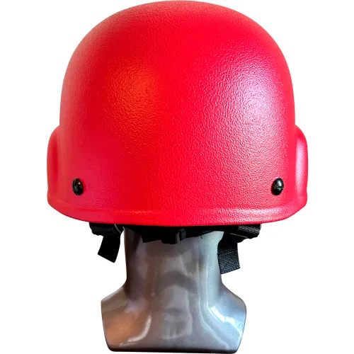 EDI-USA MICH Style Fire Ballistic Helmet, Level III-A Ballistic Resistance, Red, XL - Image 4