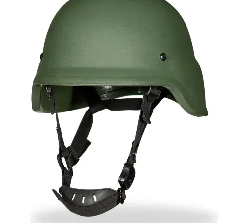EDI-USA PASGT Style Ballistic Helmet, Level III-A Ballistic Resistance, Medium , Green