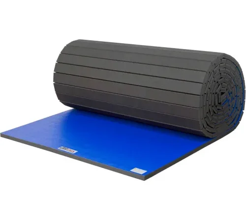 EZ Flex Sport Mats Wrestling Mat 1-5/8" Thick 6' x 36' Single Roll Royal
