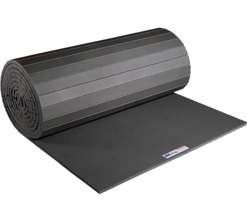 EZ Flex Sport Mats, Antimicrobial Fitness Mat, 1-3/8" Thick, 6' x 42' , Dark Gray