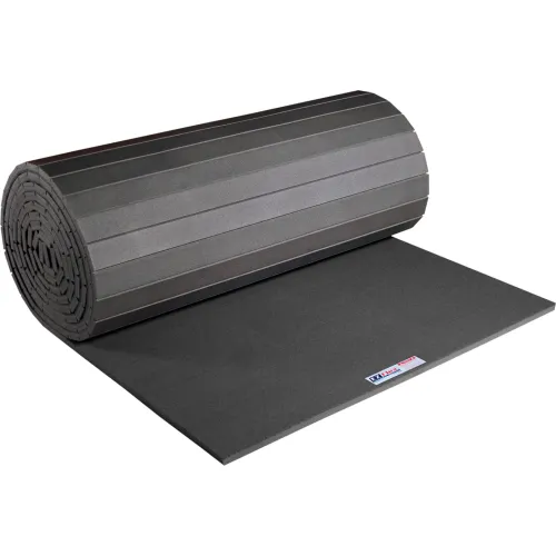 EZ Flex Sport Mats, Antimicrobial Fitness Mat, 1-3/8" Thick, 6' x 42' , Dark Gray