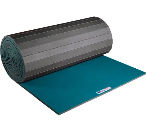 EZ Flex Sport Mats, Antimicrobial Fitness Mat, 1-3/8" Thick, 6' x 42' , Teal
