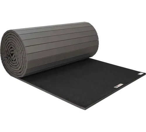EZ Flex Sport Mat Cheerleading Mat 2" Thick 6' x 42' Roll Black