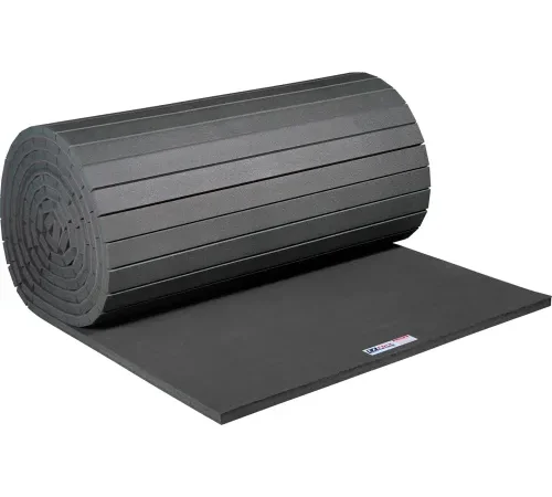 EZ Flex Sport Mats, Antimicrobial Fitness Mat, 2" Thick, 6' x 42' , Dark Gray