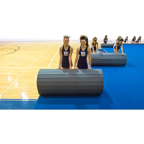 EZ Flex Sport Mats, Antimicrobial Fitness Mat, 2" Thick, 6' x 42' , Light Blue - Image 5