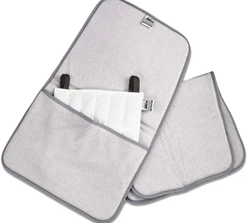 Hydrocollator® Moist Heat Pack Cover, Foam-Filled Terry, Oversize, 24" x 30", 12/Case