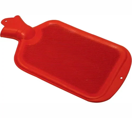 Hot Water Bottle, 2 Quart Capacity, Red, Case of 12