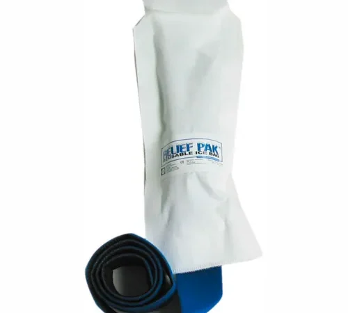 Relief Pak® Small Insulated Ice Bag with Hook & Loop Band, 5" x 13"