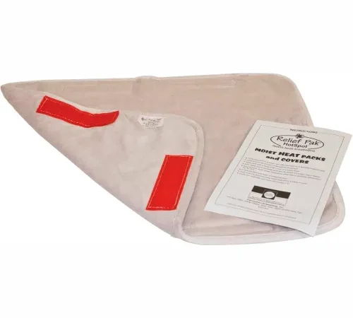 Relief Pak® HotSpot® Moist Heat Pack Cover, All-Terry Microfiber, Half Size, 12/PK