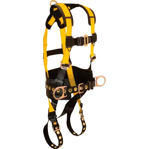 FallTech® 7035XL Journeyman 3-D Full Body Harness, 3 D-rings, Size X-Large