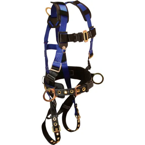 FallTech® 7073SM Foreman 3-D Full Body Harness, 3 D-rings, Size SM/M