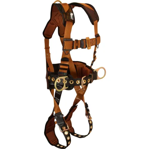 FallTech® 7081BXL ComforTech® 3-D Full Body Harness, 3 D-rings, Size L/XL