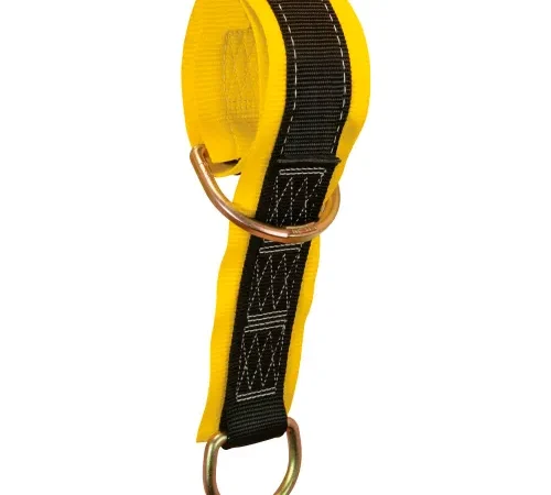 FallTech® 7336 Web Pass-through Anchor Sling with 2 D-rings and 3" Wear Pad, 3' Long