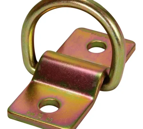 FallTech® 7414 Forged D-ring and Bolt-on Plate, 2" x 4-1/2" Plate with 1/2" Holes