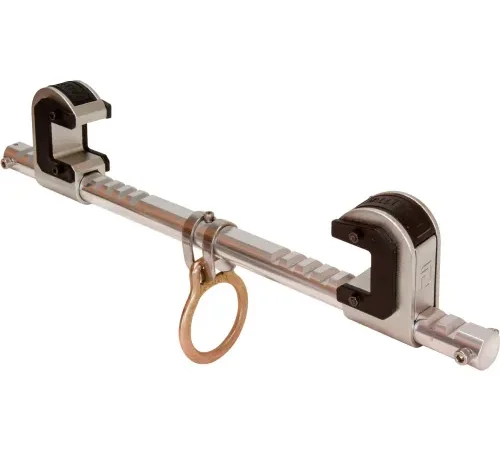 FallTech® 7530 Trailing Beam Clamp, Fits 4" to 14" Flange Width