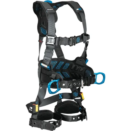 FallTech® FT-One Full Body 3D Belted Harness, Quick Connect Chest & Tongue Buckle Legs, XS - Pkg Qty 2