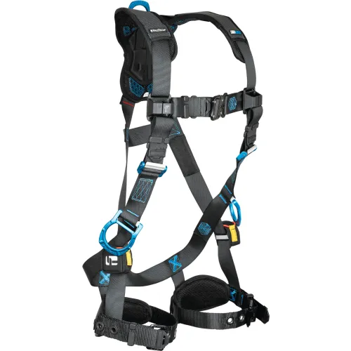 FallTech® FT-One Full Body 3D Non-Belted Harness, Quick Connect Chest & Tongue Buckle Legs, 2XL - Pkg Qty 2