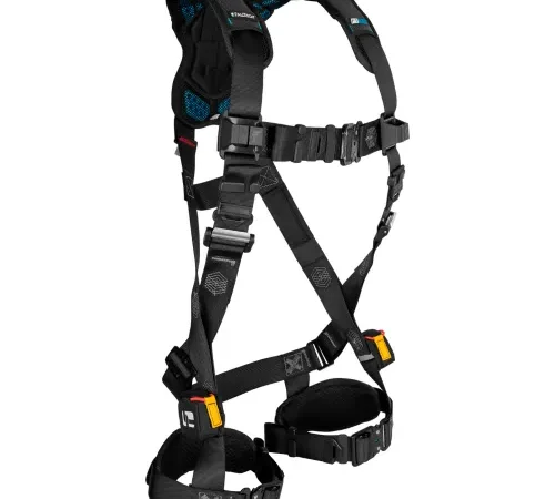 FallTech FT-One Fit Non-Belted Full Body Harness, Standard, 1 D-Ring, Quick-Connect Legs, Large