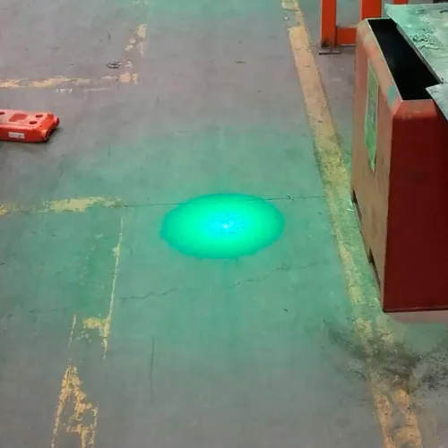 Visual Workplace® Virtual LED Projector, Crane Safety Light Spot, 40W, Green - Image 2
