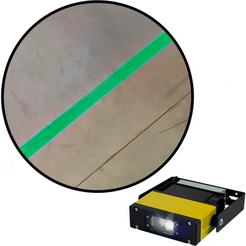 Visual Workplace® Virtual LED Projector, Crane Safety Light Single Line XP, 98W, , Green