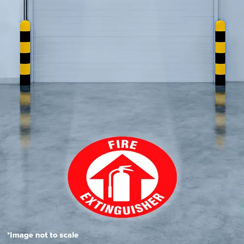 Visual Workplace® Virtual LED Projector, Safety Sign Max (W), Fire Extinguisher, 100W - Image 2