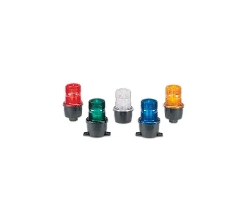 Federal Signal LP3PL-120G Low Profile Steady Burning LED - 120VAC 1/2" Pipe Green
