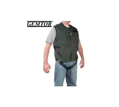 Gemtor 846377-3, Vest Full-Body Harness - Green - CSA - Large