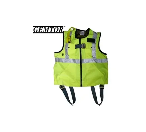 Gemtor 846427-3, Vest Full-Body Harness - Hi-Viz Yellow - Large