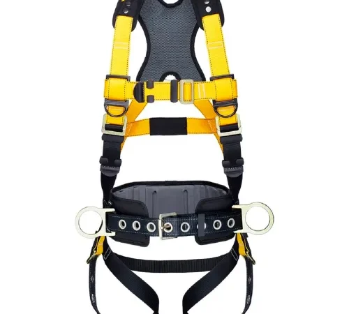 Guardian Series 3 Harness With Waist Pad, Tie Back Legs, 3 D-Rings, XL-XXL