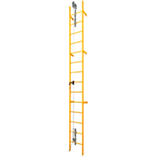 Guardian® 125' Cable Climbing System, Top Ext., 3/8" Dia., 1x7 Strands, Galvanized Steel Cable