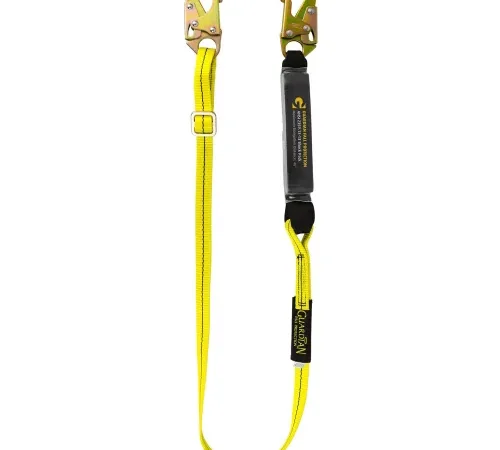 Guardian 01285, 6' Shock Absorbing Single Leg Adjustable Lanyard