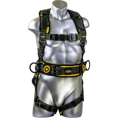 Guardian Cyclone Construction Harness, Quick Connect Chest & Legs, Tongue Buckle Waist, XL