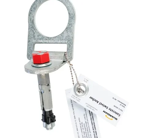 Guardian Swivel Concrete Anchor Kit, Galvanized Steel, 130-420 lbs. Capacity