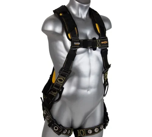 Guardian Cyclone Harness, Quick Connect Chest & Legs, Polyester/Steel, S-L, 130-324 lbs Capacity