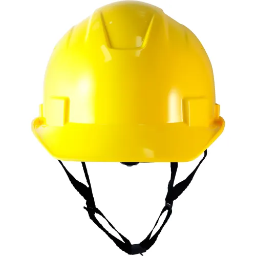 General Electric GH326 Vented Cap Style Hard Hat, 4-Point Adjustable Ratchet Suspension, Yellow - Image 2