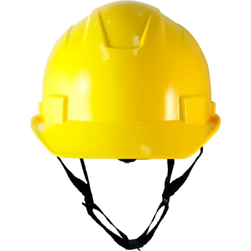 General Electric GH327 Non-Vented Cap Style Hard Hat, 4-Point Adjustable Ratchet Suspension, Yellow - Image 2