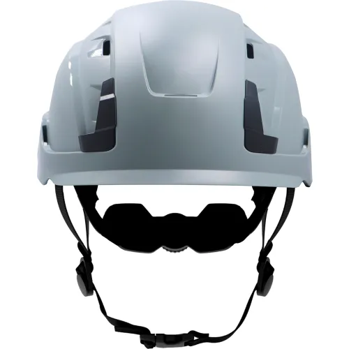 General Electric GH400 Vented Safety Helmet, 4-Point Adjustable Ratchet Suspension, Grey - Image 2