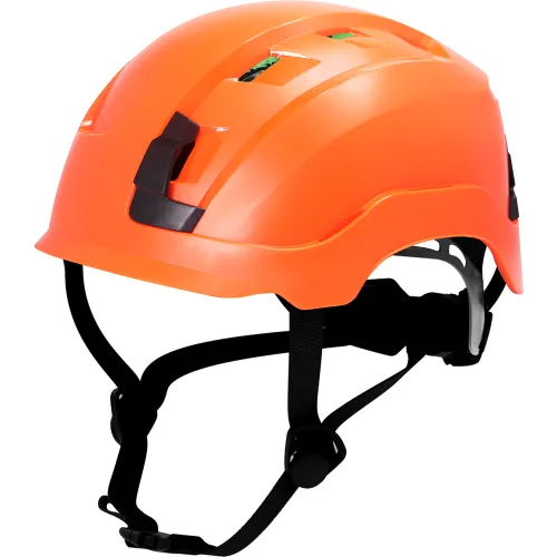 General Electric GH400 Vented Safety Helmet, 4-Point Adjustable Ratchet Suspension, Orange - Image 3