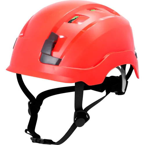 General Electric GH401 Non-Vented Safety Helmet, 4-Point Adjustable Ratchet Suspension, Red - Image 3