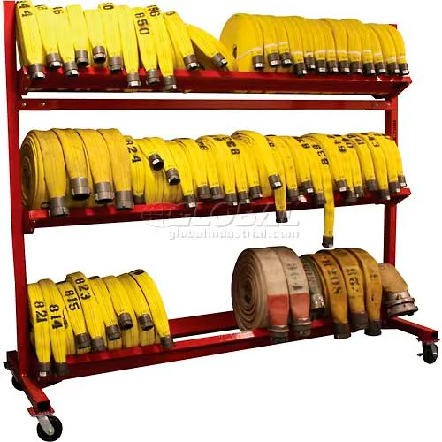 Ready Racks" Two-Tier Hose Cart - Holds Up to 2000' of 2-1/2" Hose