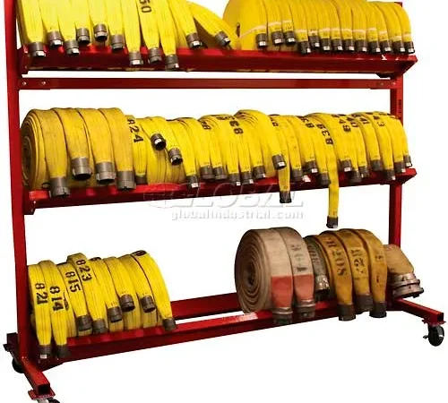 Ready Racks" Three-Tier Hose Cart - Holds Up to 3000' of 2-1/2" Hose