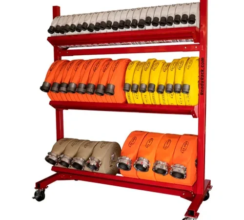 Ready Racks" Three-Tier Hose Cart - Holds Up to 2000' of 2-1/2" Hose