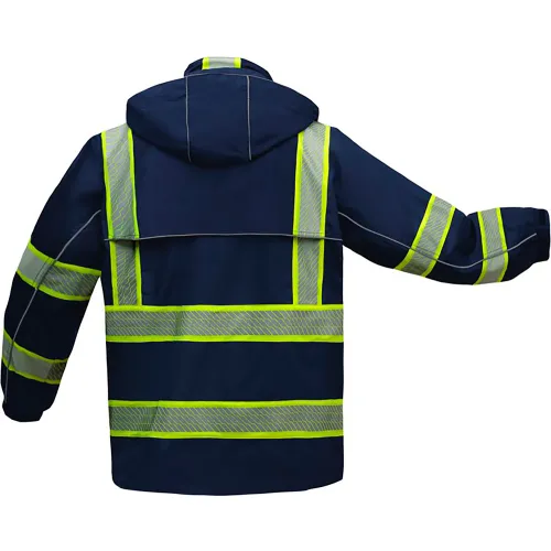 GSS Onyx Non Ansi Rip Stop Rain Coat w/ Teflon Coating, S/M, Navy - Image 2