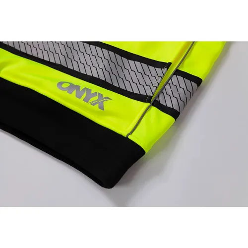 GSS Onyx Job Shirt w/ 1/4" Zipper, Class 3, Polyester Fleece, Lime, 5XL - Image 4