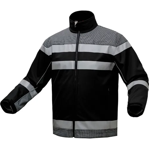GSS Quartz Enhanced Visibility Sweatshirt, Polyester, Class 3, Black, XL