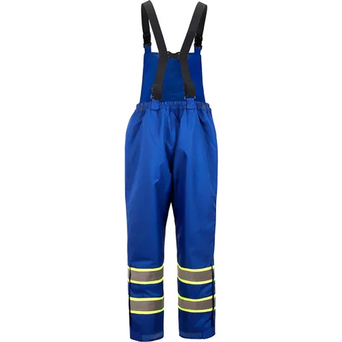 GSS FR Waterproof Flame Resistant Insulated Bib Pant, L/XL, Blue