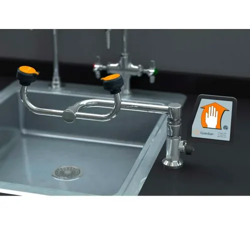 Guardian Equipment Deck Mount 90° Swivel Eye Washes, Left Hand Mounting, G1806LH