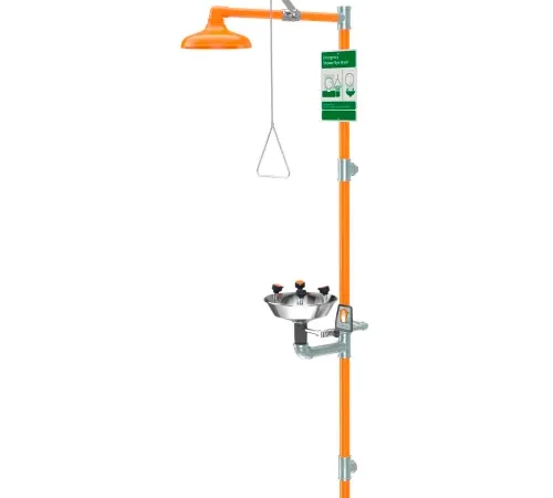 Guardian Equipment Safety Station with WideArea" Eye/Face Wash, S/S Bowl, G1909