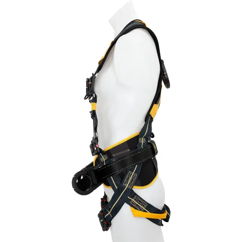 Werner® Arc Flash Construction Harness w/ Dielectric Pass Thru Legs, Back & Hip D Rings, M/L - Image 4