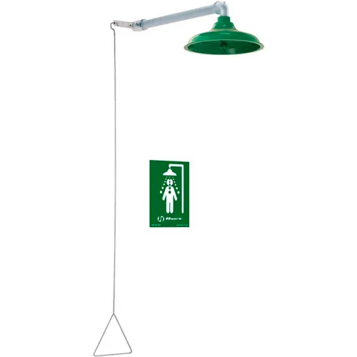 Haws®, 8122HWC, Barrier-Free Horizontal Supply Drench Shower AXION® MSR, ABS Plastic Head